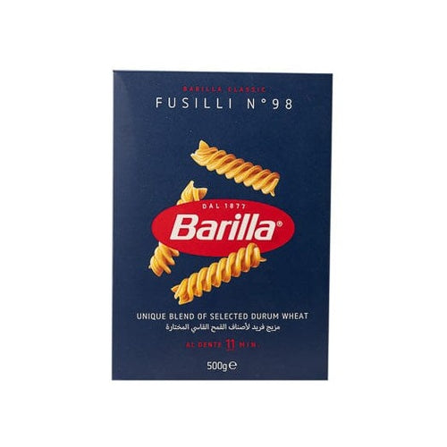 Barilla Fusili Pasta at zucchini